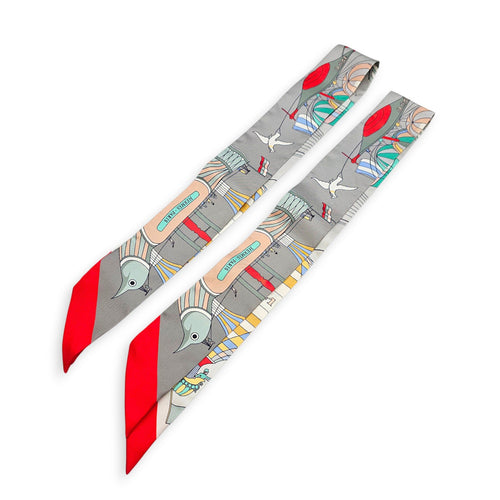 Les Folies Du Ciel (pair) Gris/Rouge Twilly CL2608-023127 3