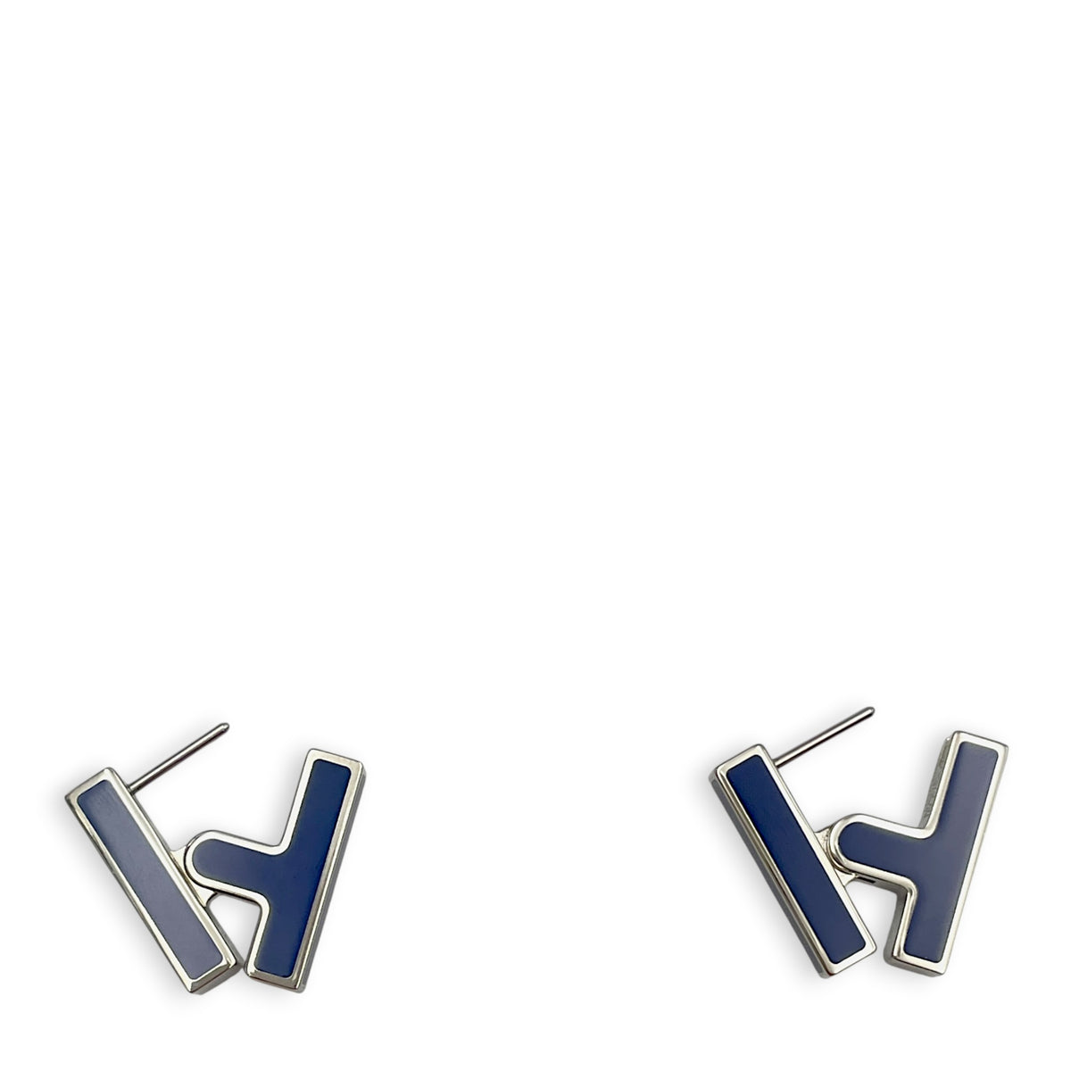 Habascule Single Earring(pair) Blue Earrings Palladium hardware