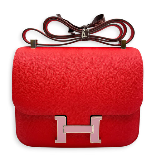 Constance 24 Rouge de Coeur in Epsom Palladium hardware