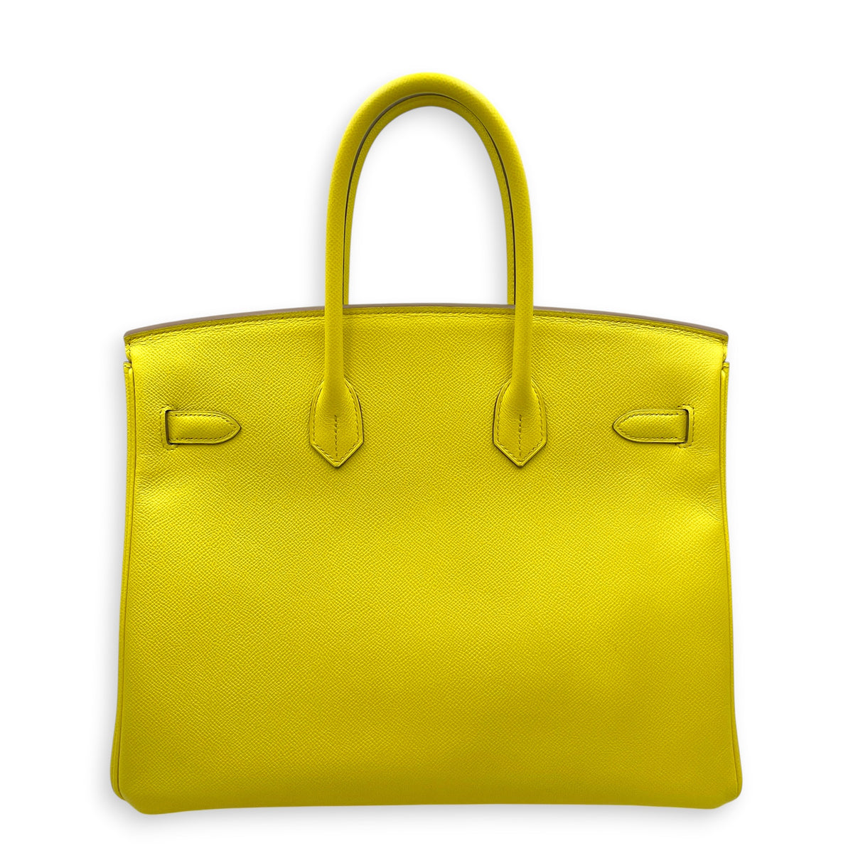 Birkin 35 Soufre in Epsom Gold hardware