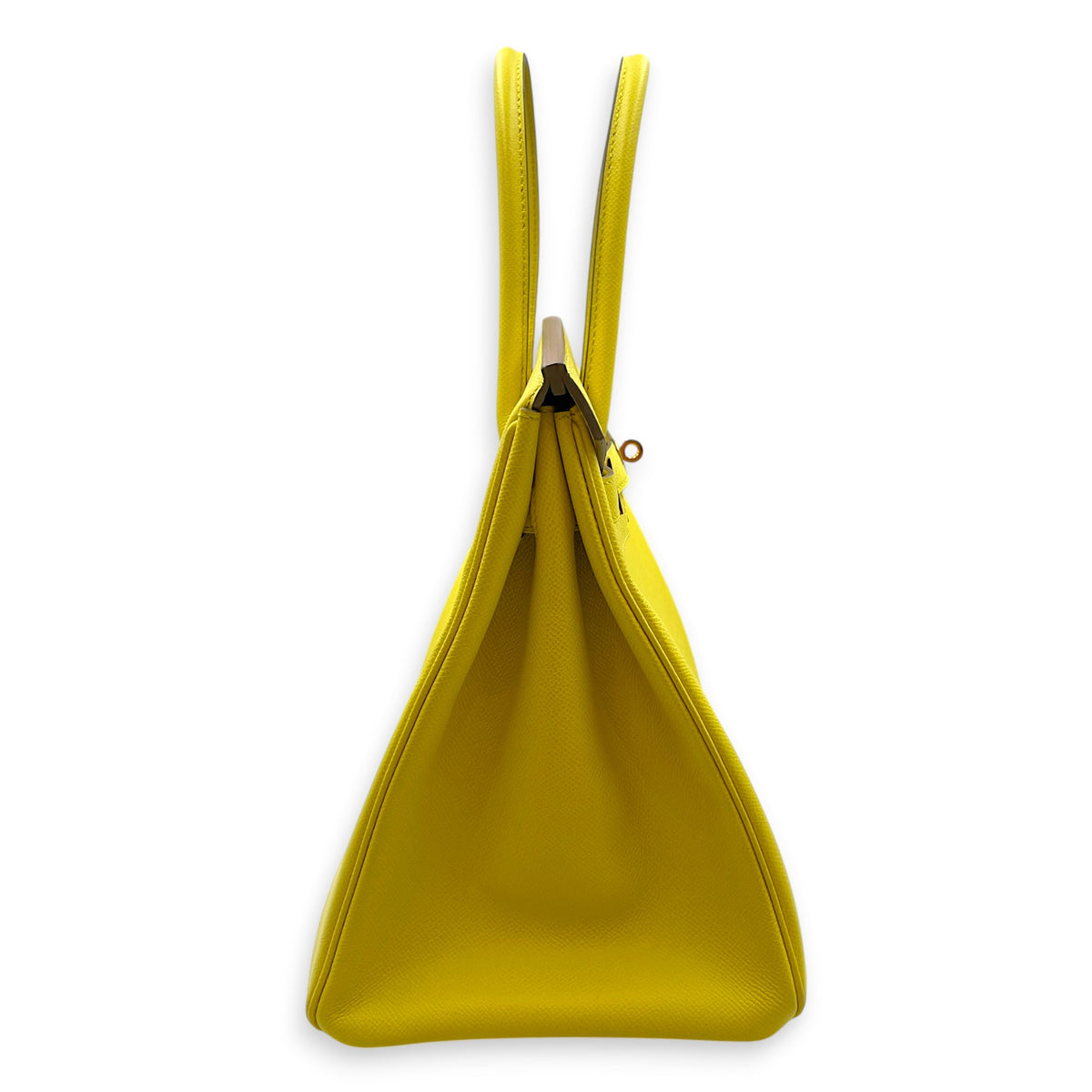Birkin 35 Soufre in Epsom Gold hardware