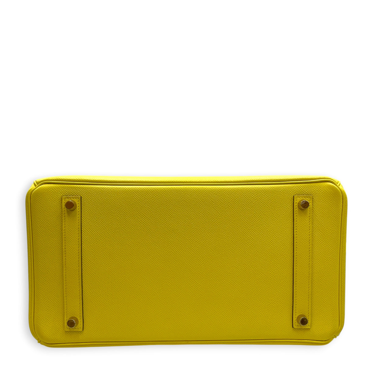 Birkin 35 Soufre in Epsom Gold hardware