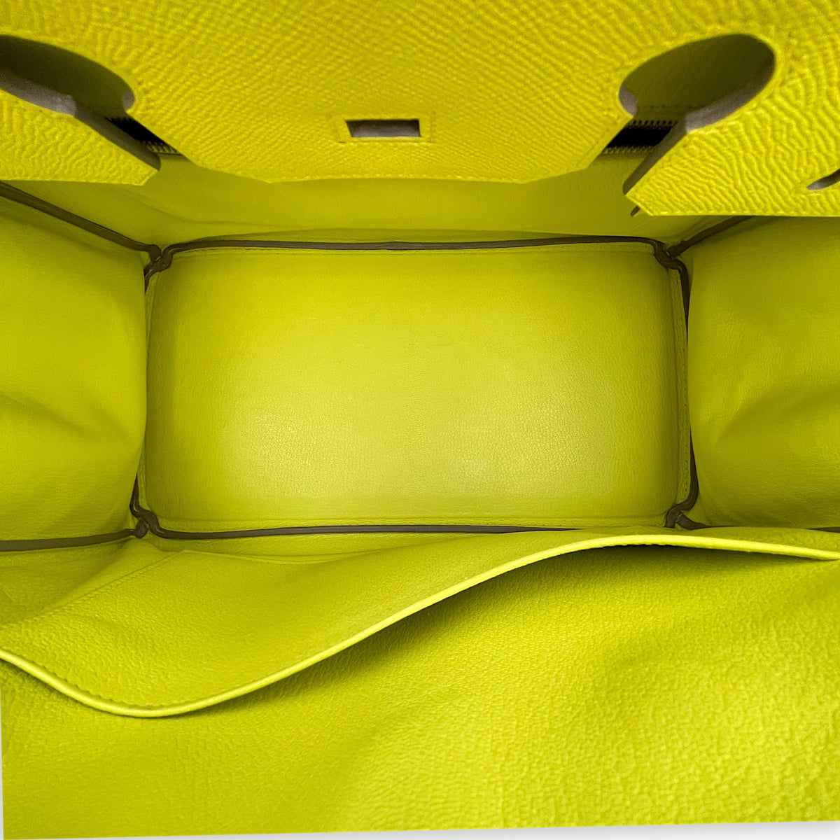 Birkin 35 Soufre in Epsom Gold hardware