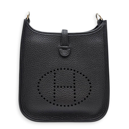Evelyne Mini Noir in Clemence Palladium hardware CL2608-023133 1
