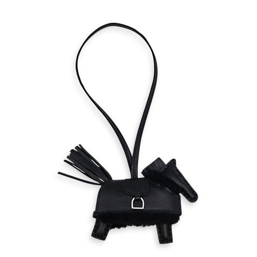 Rodeo Robeo Pluch  PM Noir Charm in Swift Palladium hardware CL2608-023135 1