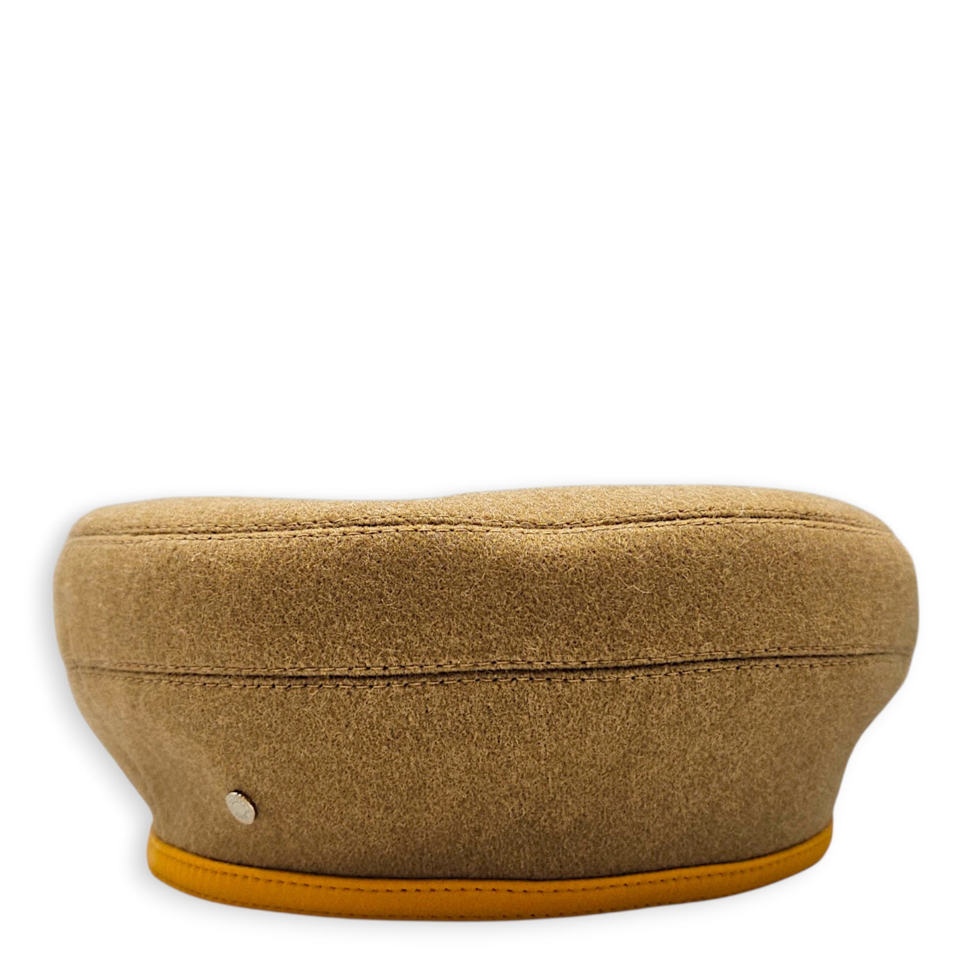 Saint Honore Beret 58 Beige Hat in Wool CL2608-023136 2