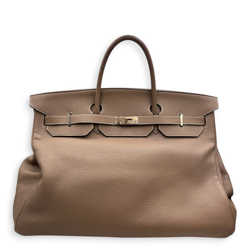 Birkin Voyage 50  Etoupe in Togo Palladium hardware CL2608-023139 1