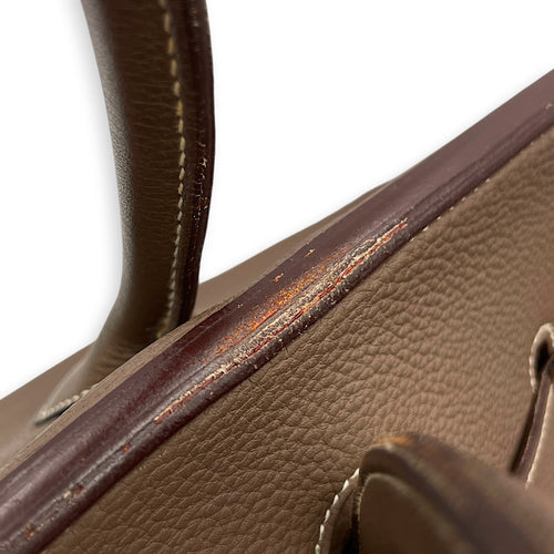 Birkin Voyage 50  Etoupe in Togo Palladium hardware CL2608-023139 17