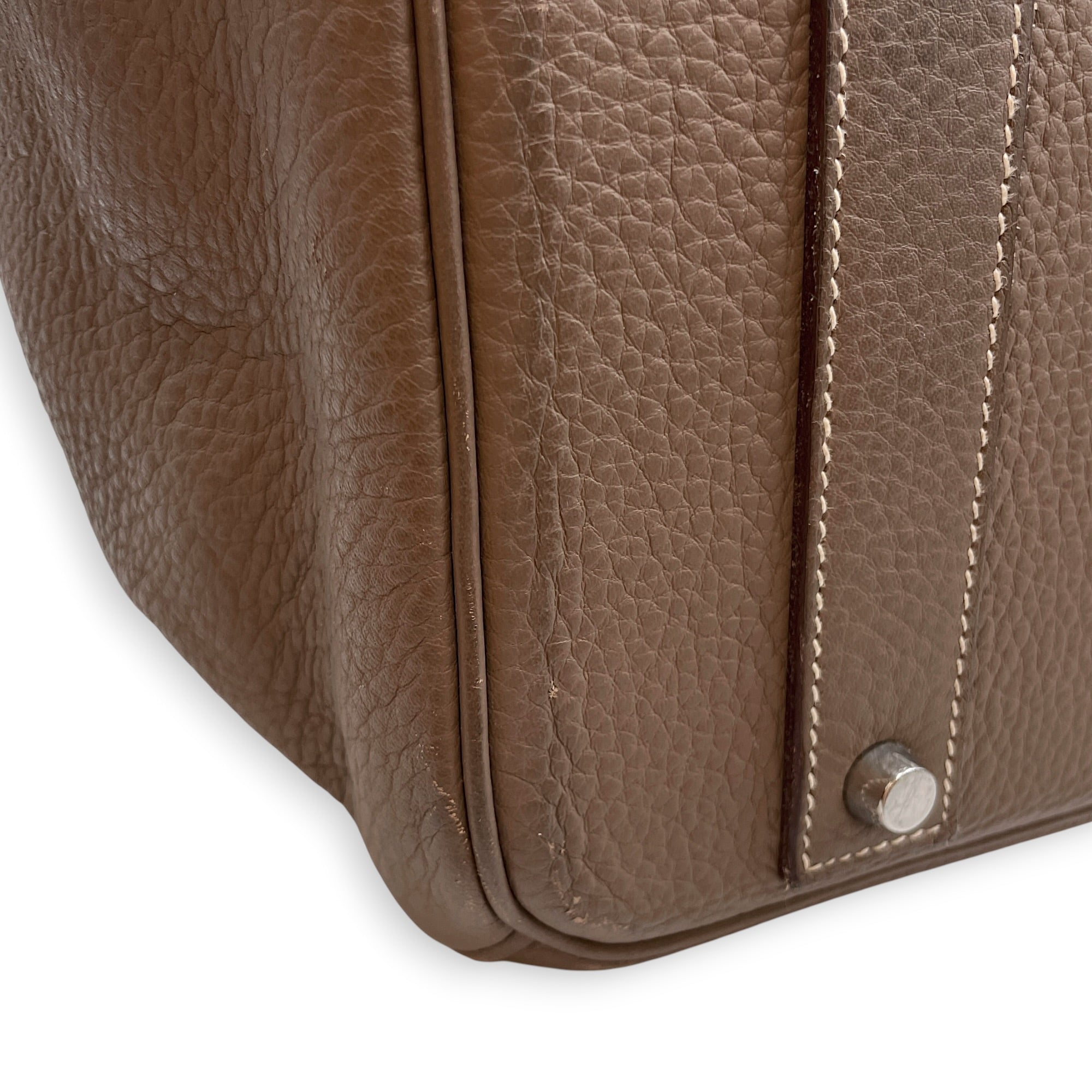 Birkin Voyage 50  Etoupe in Togo Palladium hardware CL2608-023139 9