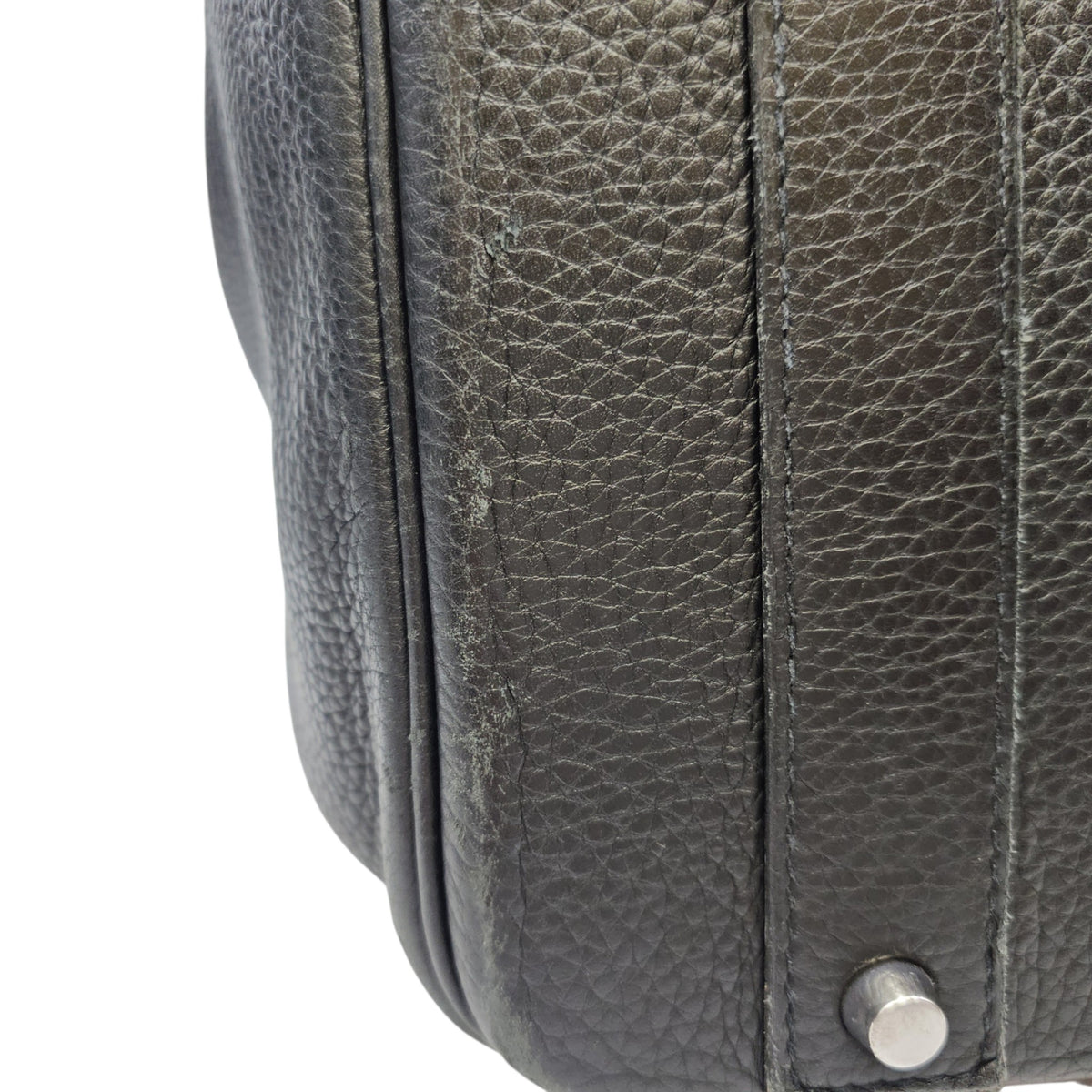 Birkin Voyage 50 Noir in Togo Palladium hardware