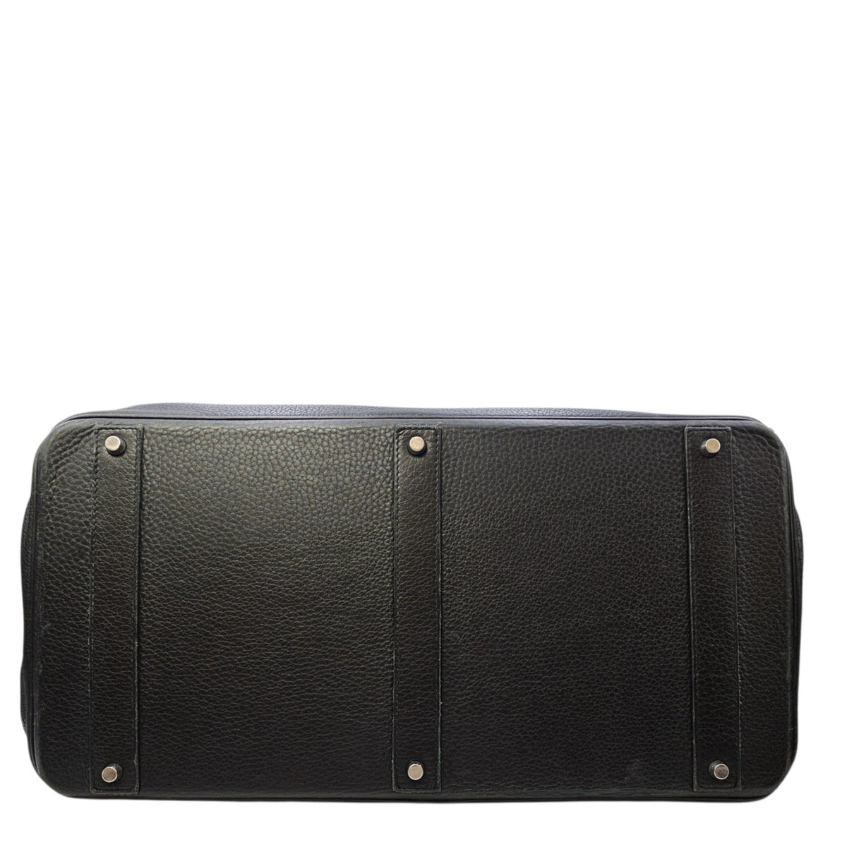 Birkin Voyage 50 Noir in Togo Palladium hardware