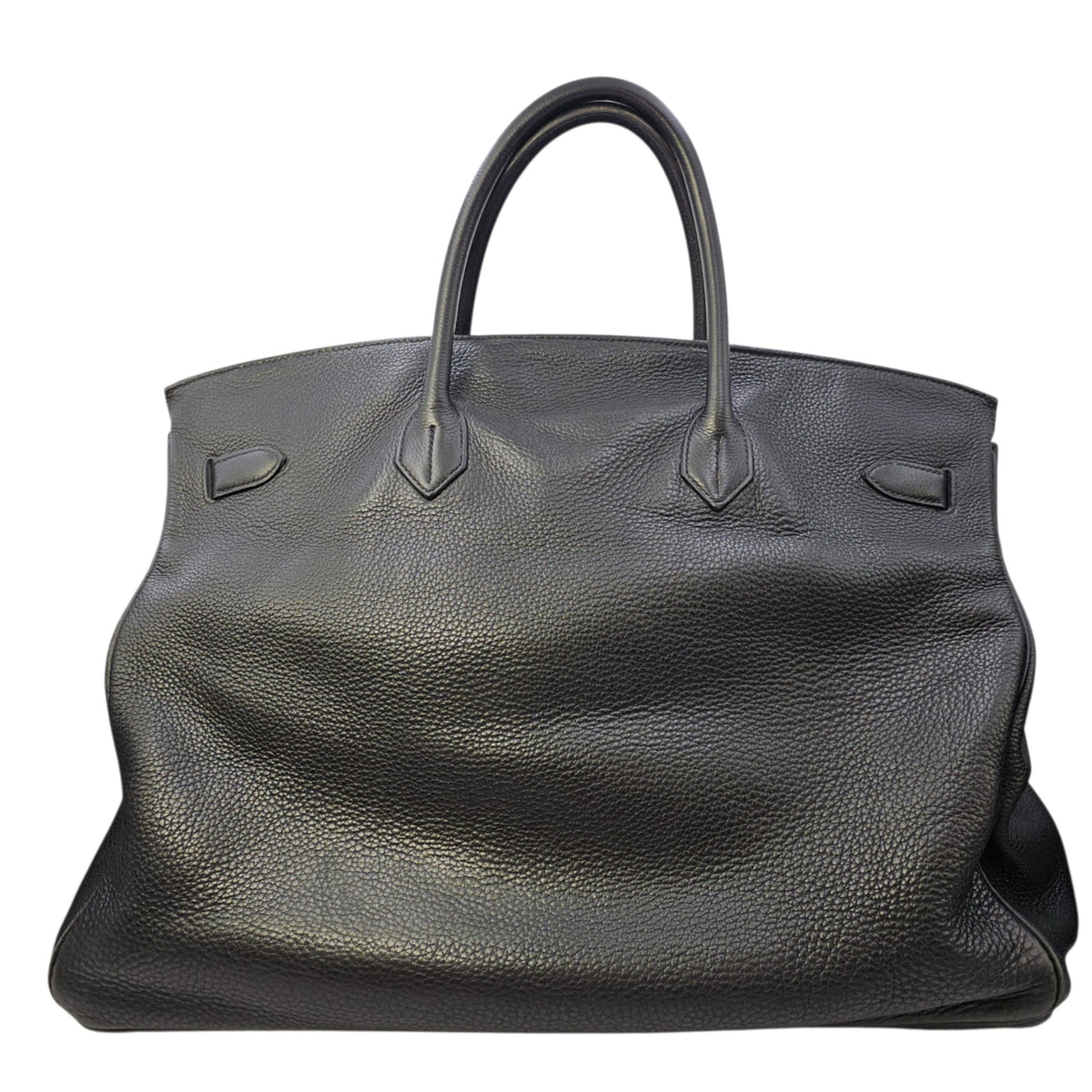 Birkin Voyage 50 Noir in Togo Palladium hardware