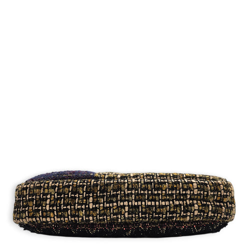 Paris-Dallas Tweed Camera Multi-colour Shoulder Bag in Tweed Gunmetal hardware