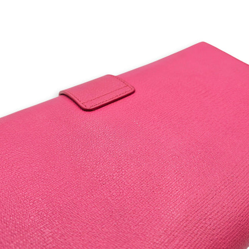 Classic Y Ligue  28cm Pink Clutch  in Calfskin Gold hardware CL2608-023145 11