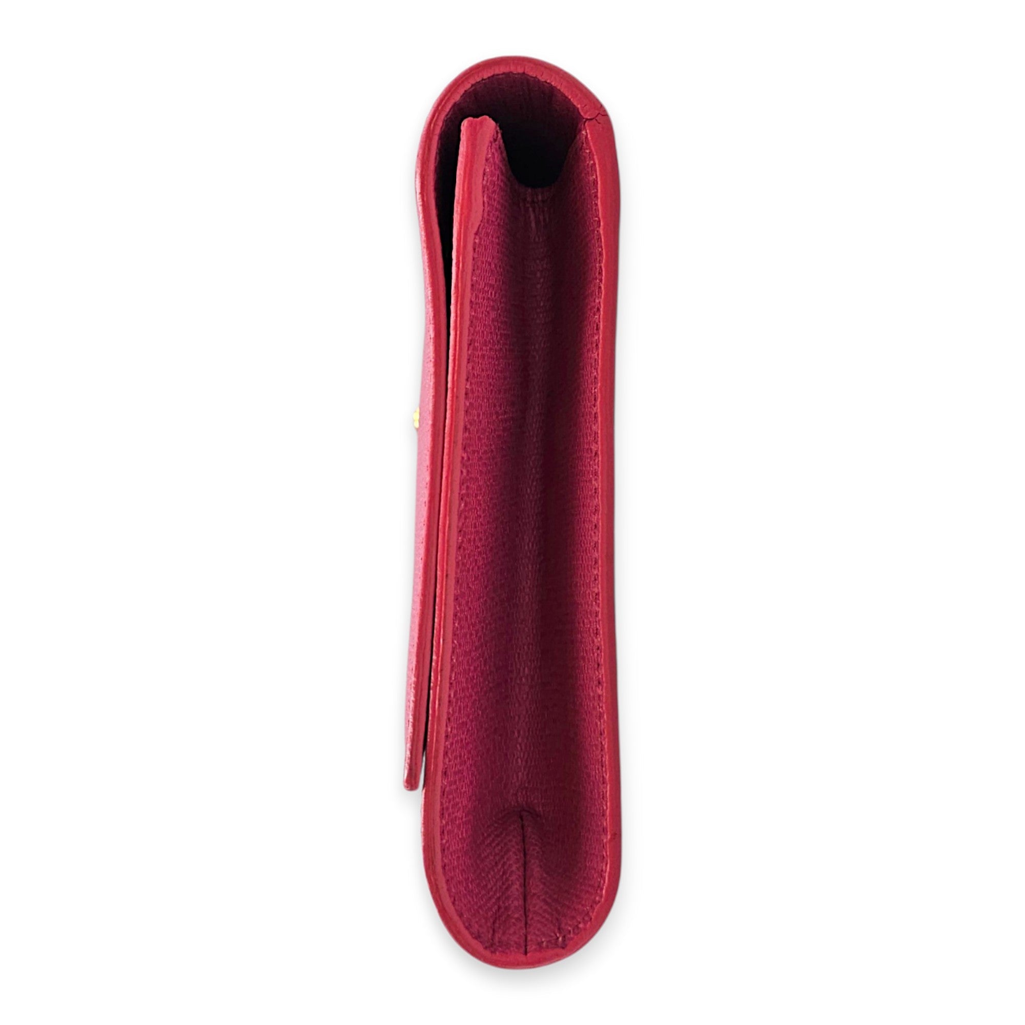 Classic Y Ligue  28cm Pink Clutch  in Calfskin Gold hardware CL2608-023145 4