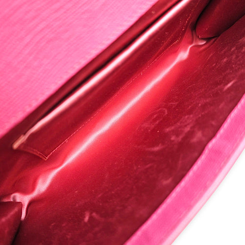 Classic Y Ligue  28cm Pink Clutch  in Calfskin Gold hardware CL2608-023145 6