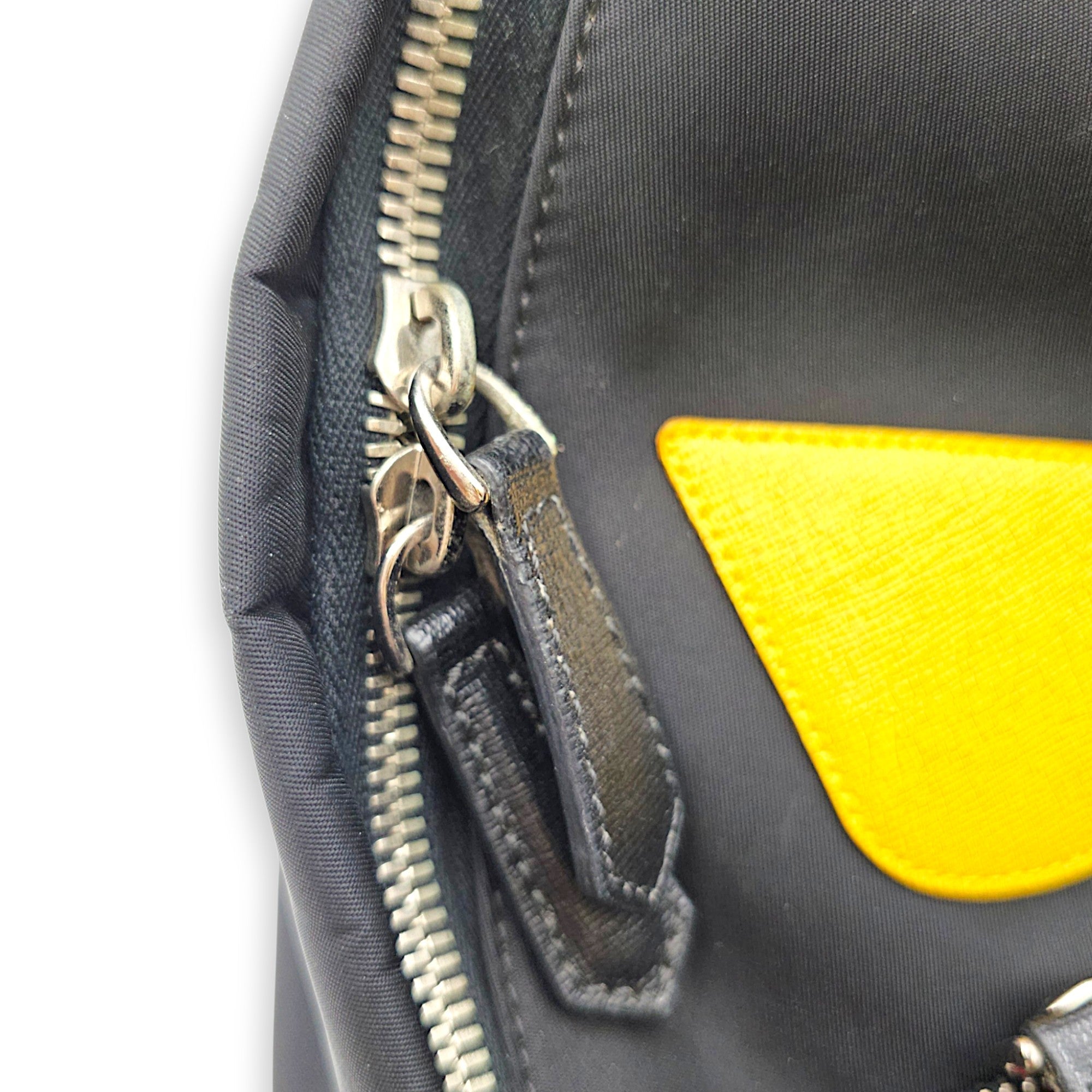 Monster Black Backpack in Nylon Silver hardware CL2608-023146 10