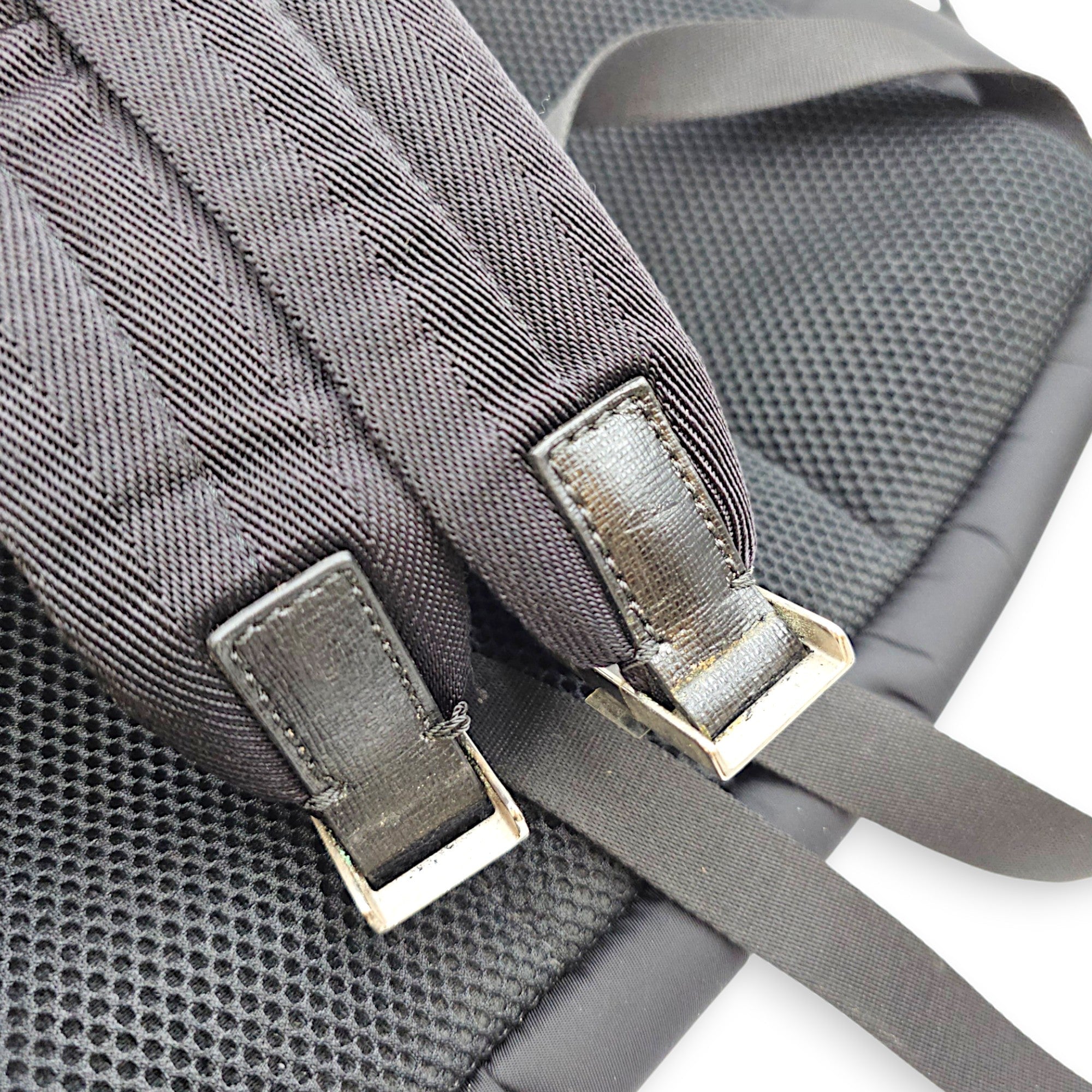 Monster Black Backpack in Nylon Silver hardware CL2608-023146 8