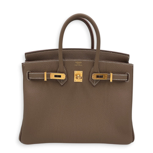 Birkin 25 Etoupe in Togo Gold hardware CL2608-023147 1