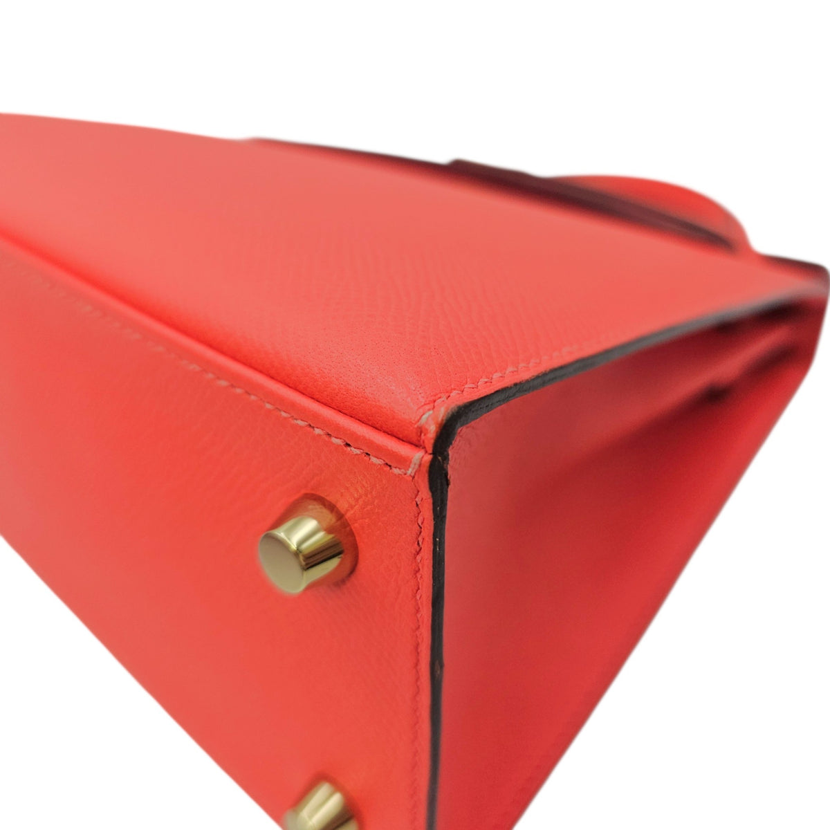 Sellier Kelly 25 Rose jaipur in Epsom Gold hardware