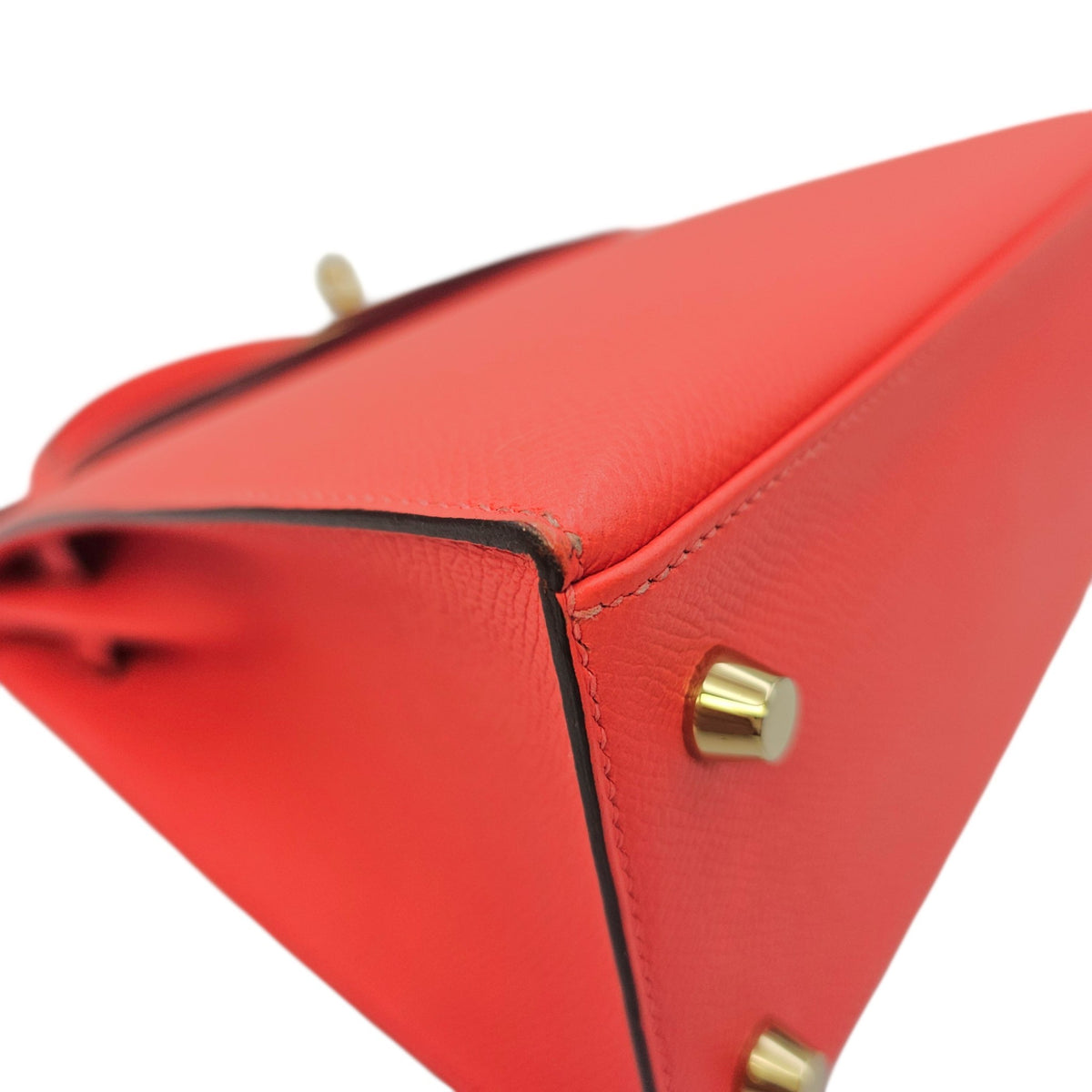 Sellier Kelly 25 Rose jaipur in Epsom Gold hardware