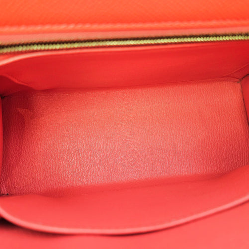 Sellier Kelly 25 Rose jaipur in Epsom Gold hardware