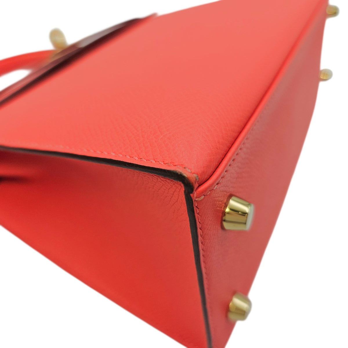 Sellier Kelly 25 Rose jaipur in Epsom Gold hardware