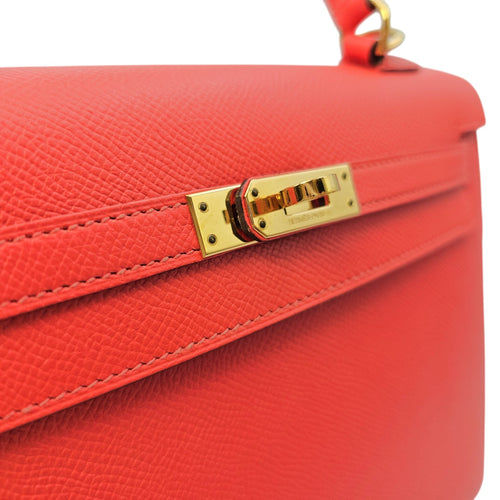 Sellier Kelly 25 Rose jaipur in Epsom Gold hardware