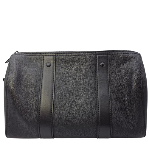 Aerogram City 27 Black Crossbody Bag in Calfskin Gunmetal hardware