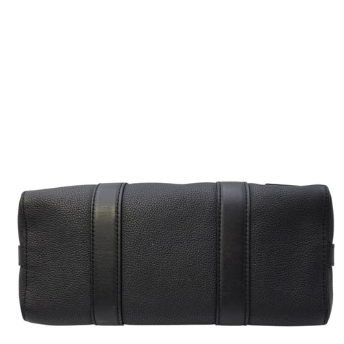 Aerogram City 27 Black Crossbody Bag in Calfskin Gunmetal hardware
