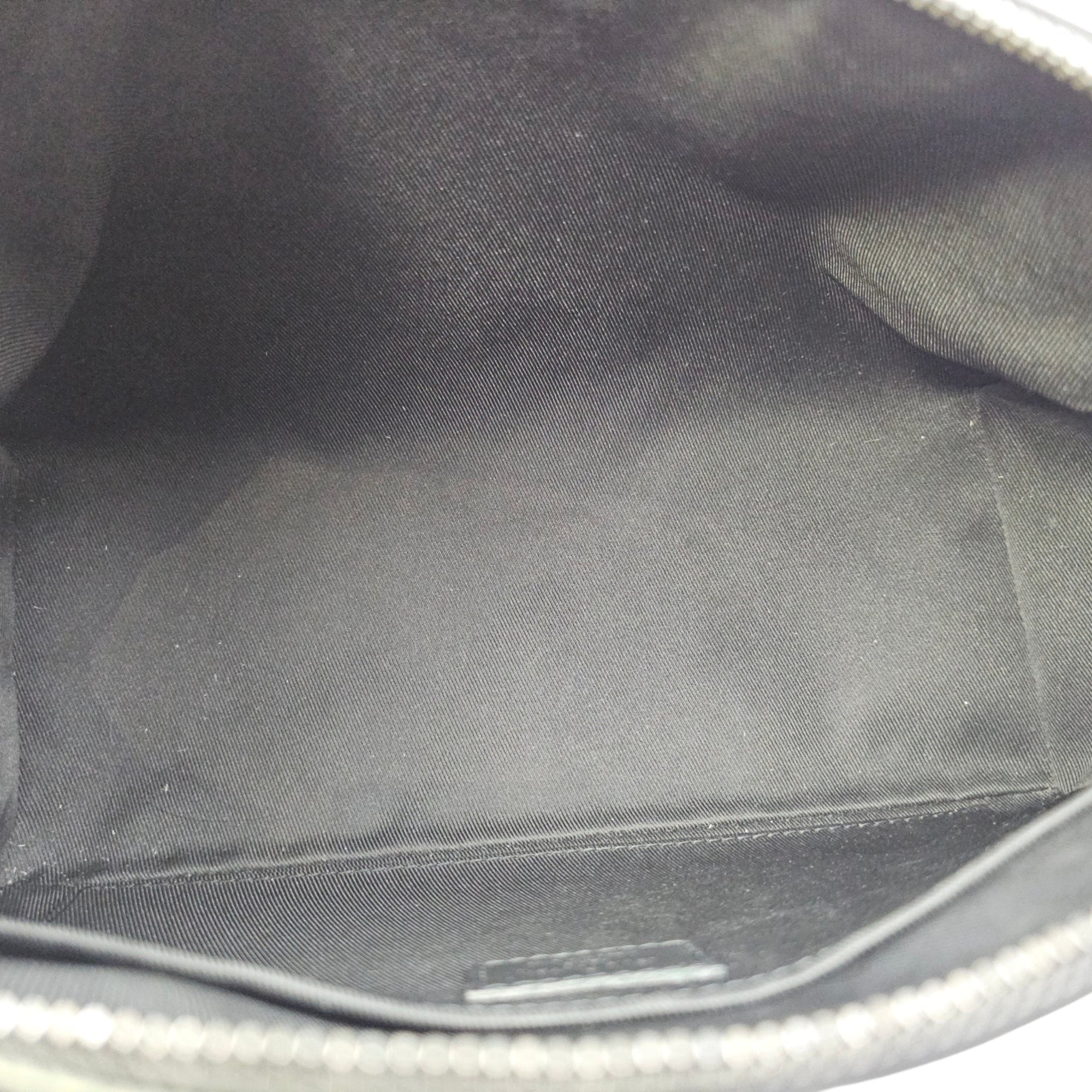 Aerogram City 27 Black Crossbody Bag in Calfskin Gunmetal hardware