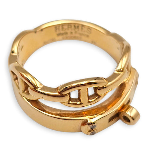 Alchimie Hermes, Small Model, 4 Diamonds, 0.02 Carat 51 Ring