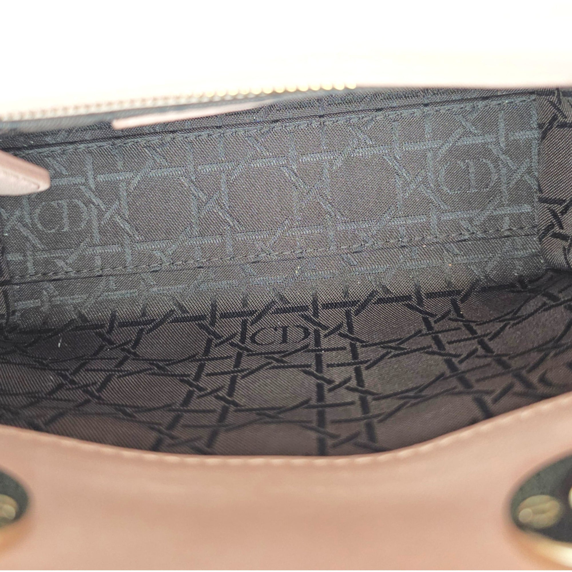 Mini Lady Dior  Pink Crossbody Bag in Lambskin Gold hardware