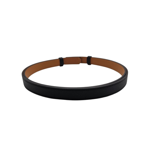 Kelly 18 Belt Black Belt in Epsom Gold hardware