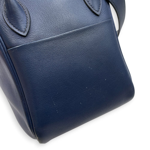 Lindy 26 Blue de malte in Swift Palladium hardware