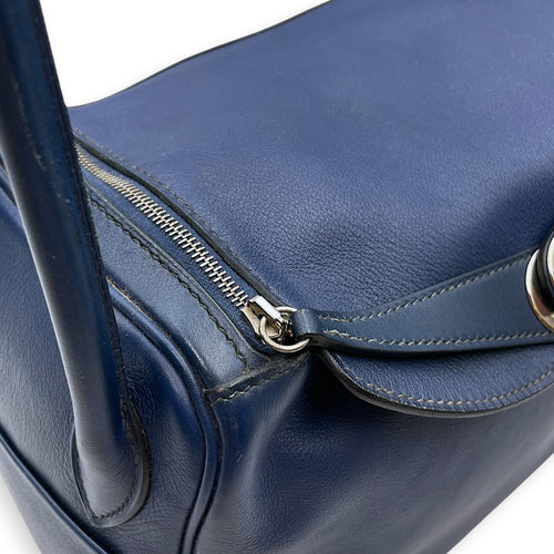 Lindy 26 Blue de malte in Swift Palladium hardware
