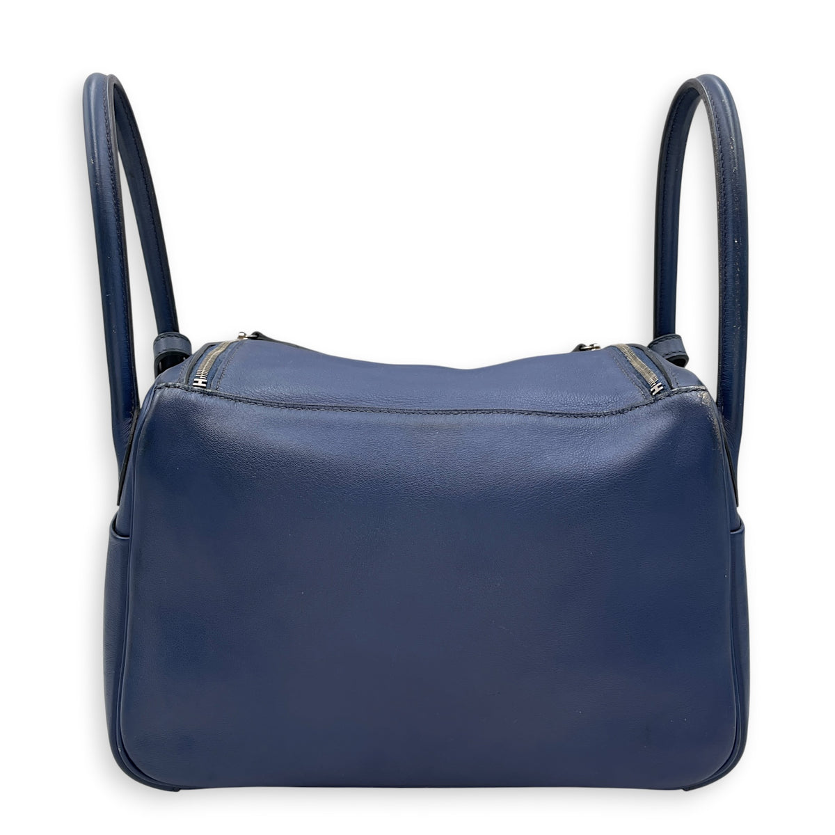Lindy 26 Blue de malte in Swift Palladium hardware