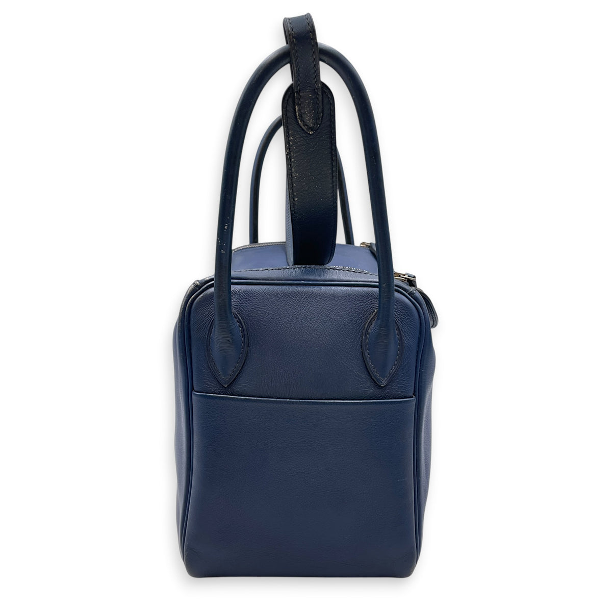 Lindy 26 Blue de malte in Swift Palladium hardware