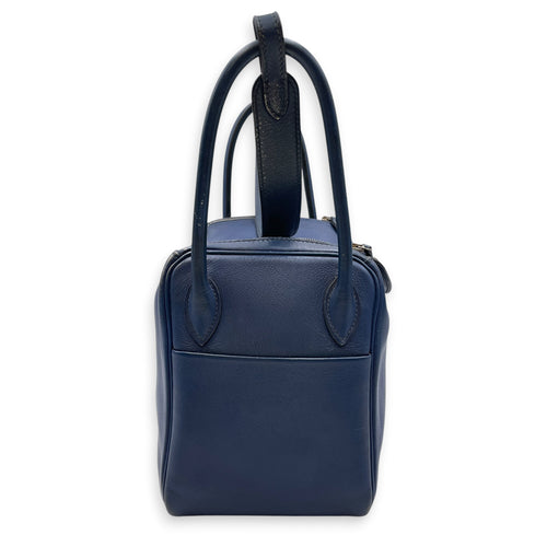 Lindy 26 Blue de malte in Swift Palladium hardware