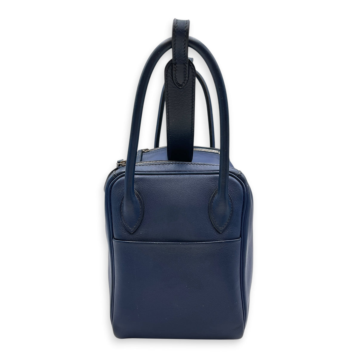 Lindy 26 Blue de malte in Swift Palladium hardware