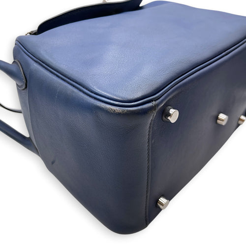 Lindy 26 Blue de malte in Swift Palladium hardware