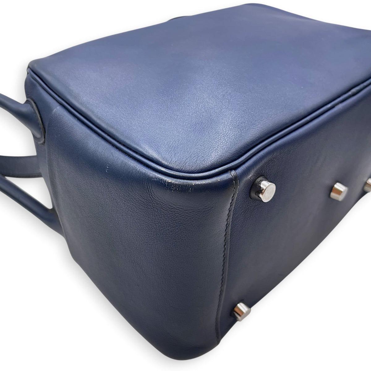 Lindy 26 Blue de malte in Swift Palladium hardware