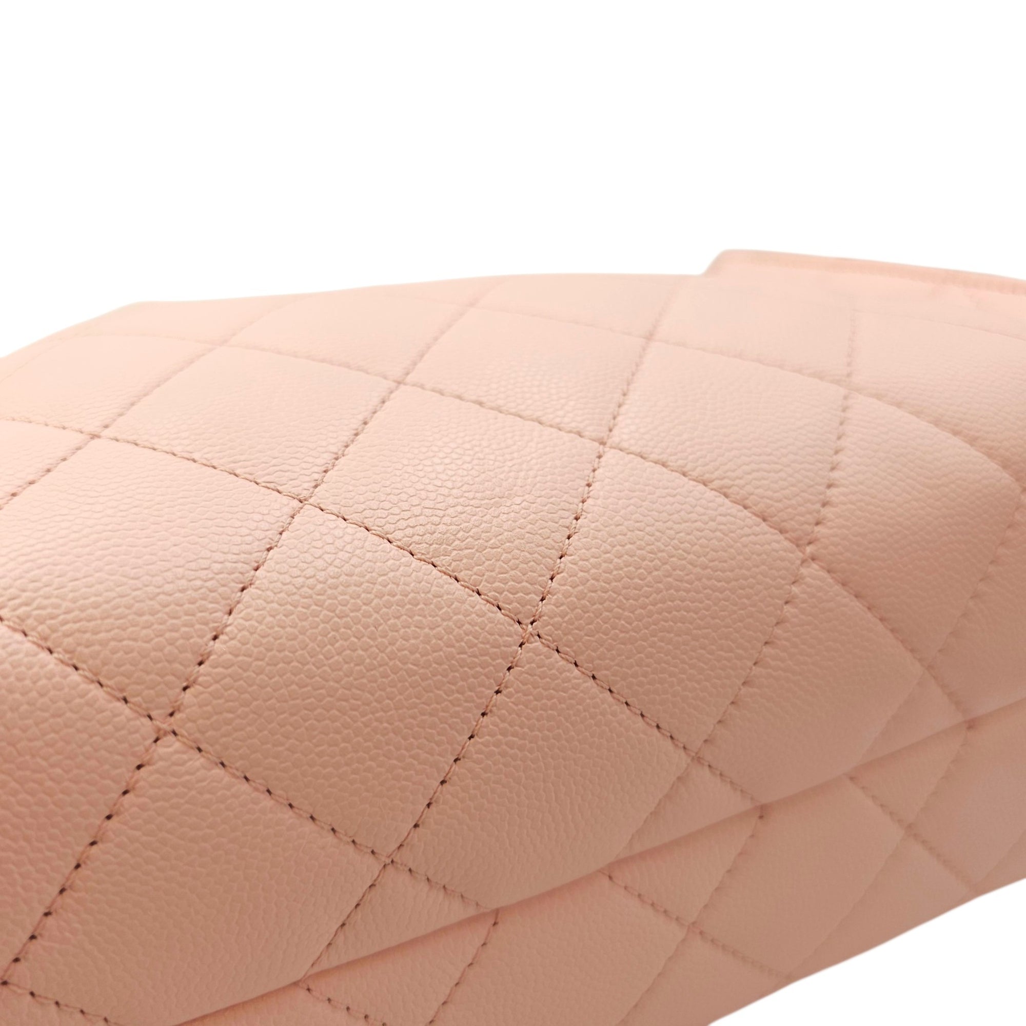 Mini C25 Pink Shoulder Bag in Caviar Leather Gold hardware