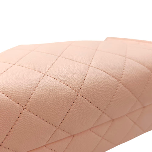 Mini C25 Pink Shoulder Bag in Caviar Leather Gold hardware