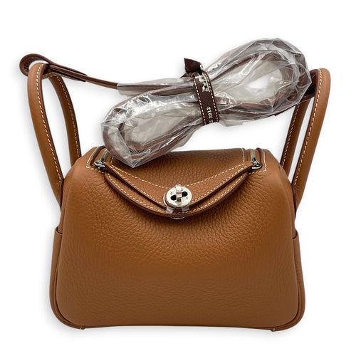 Lindy II Mini Gold in Clemence Palladium hardware