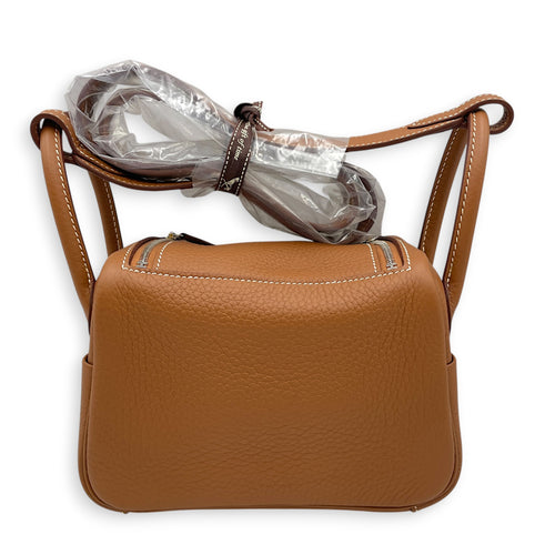 Lindy II Mini Gold in Clemence Palladium hardware
