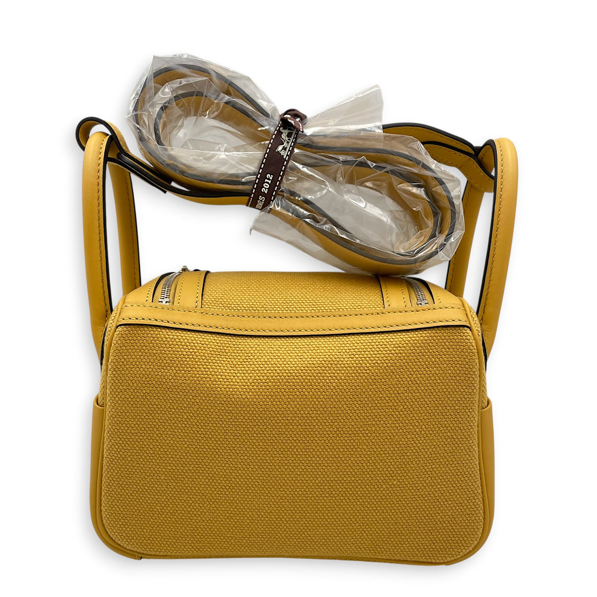Lindy II Mini Paille in Swift/Toile Goeland Palladium hardware
