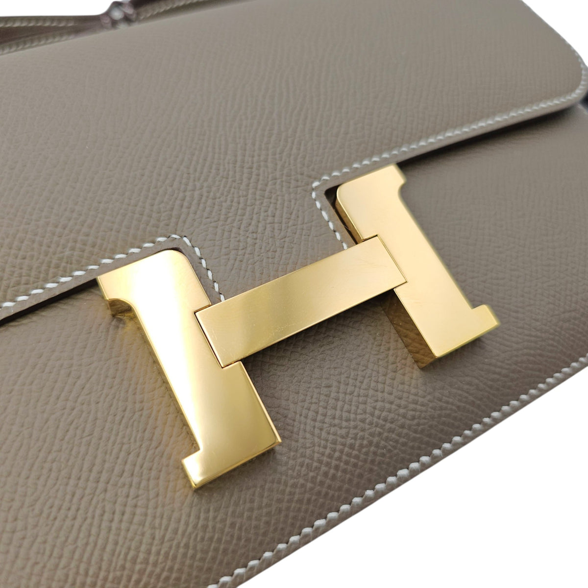 Constance Elan Etoupe in Epsom Gold hardware