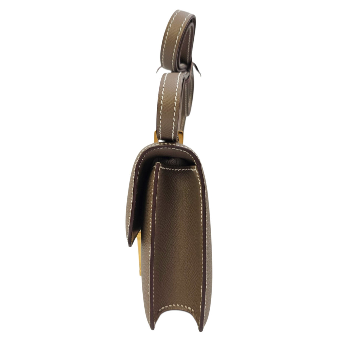 Constance Elan Etoupe in Epsom Gold hardware