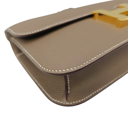 Constance Elan Etoupe in Epsom Gold hardware